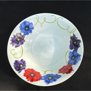Westbury Court Lyrical Blooms 10.5” Salad Serving Bowl 1873922 Beautiful! -A69